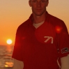 Margus with setting sun
