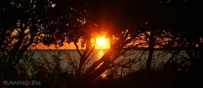 Sunset on islets