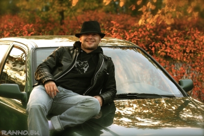 Ranno on Joe's car