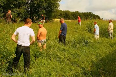 Pit stop of a bachelor party