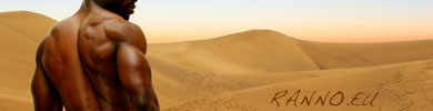 piece of source photo with black guy in dunes