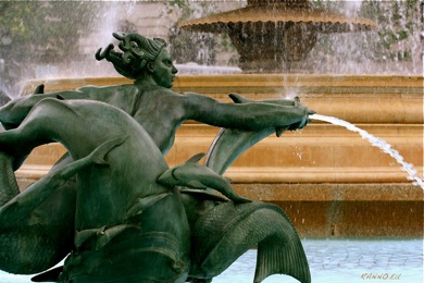 Fountain at Trafalgar Square