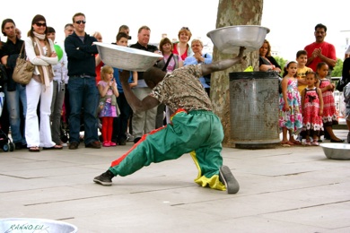 Entertainers at Jubilee Gardens