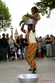 Entertainers at Jubilee Gardens