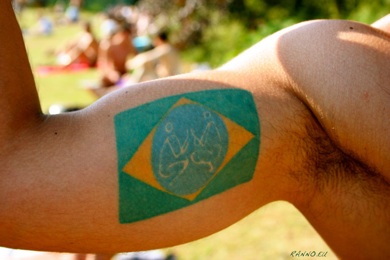 Leo's biceps flag