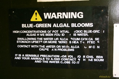 Warning at Hampstead Heath Highgate Ponds