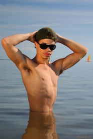 Steven in water