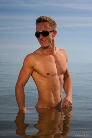 Anton in water