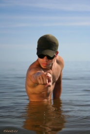 Steven in water