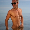Anton in water
