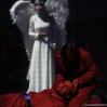Koit Toome, Lauri Liiv and Tanja Mihhailova in Kiss of the Spiderwoman