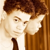Steven with a mirror