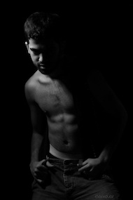 Ali in black