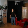 The set for the photos