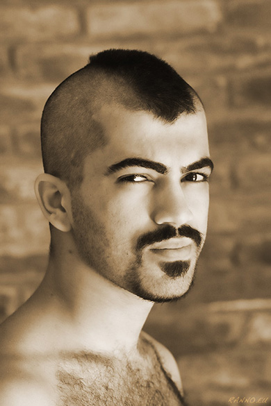 Ali with new haircut