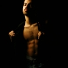 Ali exposing abs